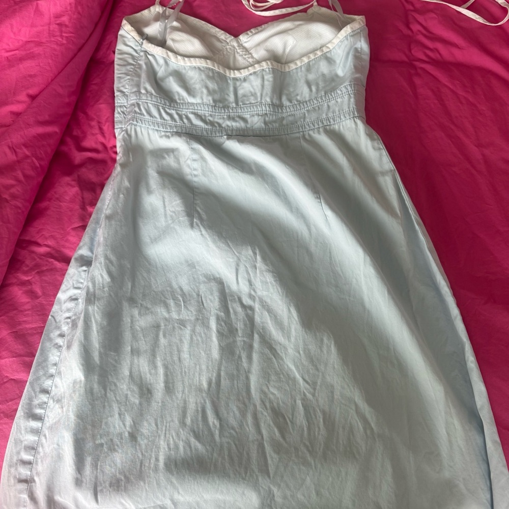 GAP Vintage Strapless beautiful blue Dress - Picture 2 of 3
